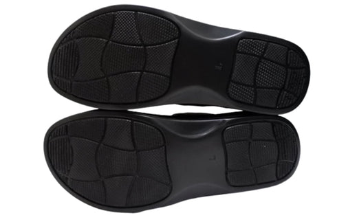 【インコルジェ4132 ブラック】ターバンリボンミュール