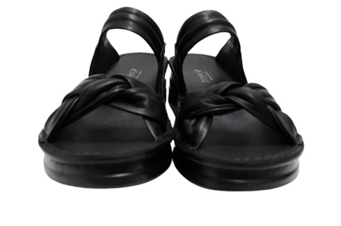 【インコルジェ4132 ブラック】ターバンリボンミュール