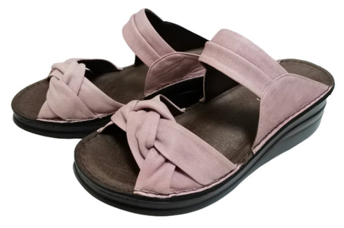 【インコルジェ4132 ラベンダー】ターバンリボンミュール