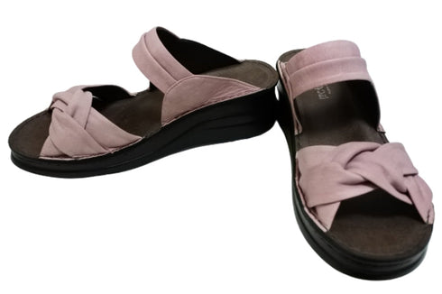 【インコルジェ4132 ラベンダー】ターバンリボンミュール