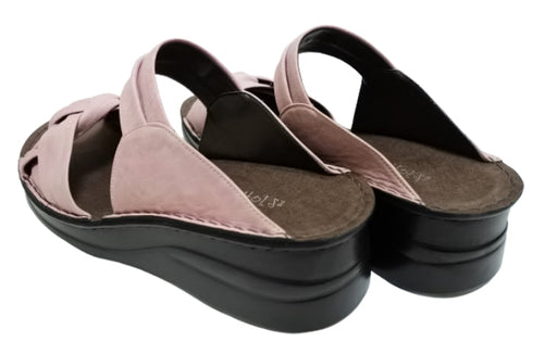 【インコルジェ4132 ラベンダー】ターバンリボンミュール