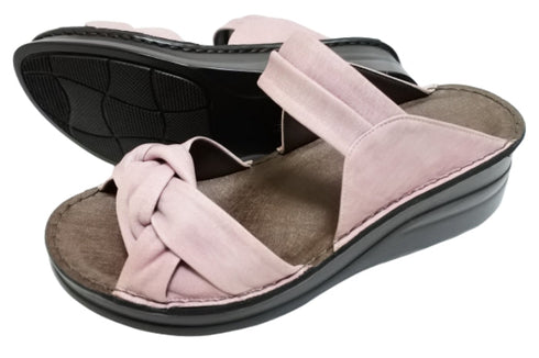 【インコルジェ4132 ラベンダー】ターバンリボンミュール