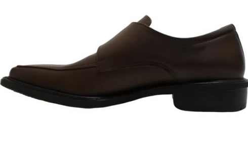 【KANEKA designo5012 ダークブラウン】幅広4E ダブルモンクストラップシューズ