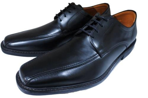 【KANEKA designo5023 ブラック】幅広4E スワールトゥビジネスシューズ