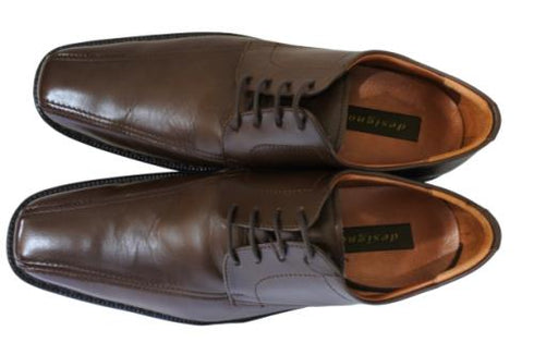 【KANEKA designo5023 ダークブラウン】幅広4E スワールトゥビジネスシューズ