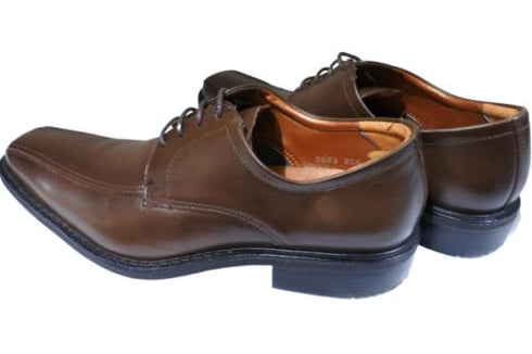 【KANEKA designo5023 ダークブラウン】幅広4E スワールトゥビジネスシューズ