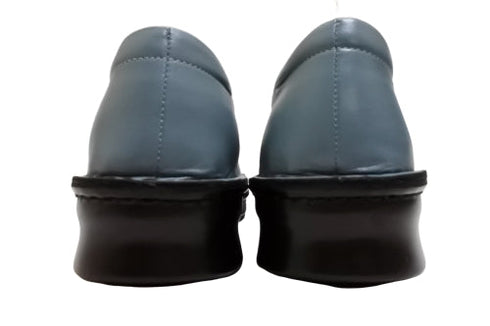 【インコルジェ5029 ブルーグレー】シンプルきれいめライン センターUカットストラップシューズ