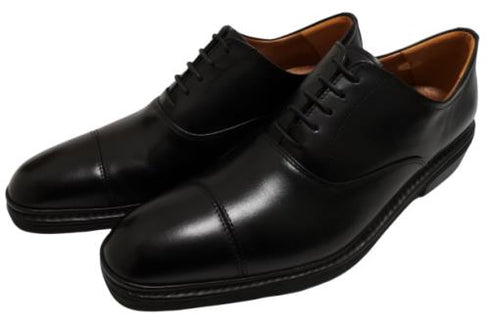 【KANEKA designo5230 ブラック】幅広4E 日本製の本革ビジネスシューズ