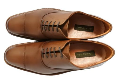 【KANEKA designo5230 ブラウン】幅広4E 日本製の本革ビジネスシューズ