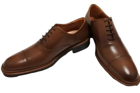 【KANEKA designo5230 ブラウン】幅広4E 日本製の本革ビジネスシューズ