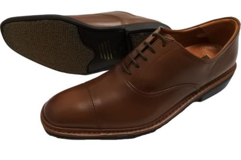 【KANEKA designo5230 ブラウン】幅広4E 日本製の本革ビジネスシューズ