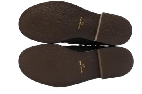 【TODAY'S 5525 ブルー】本革メダリオン靴紐ショートブーツ