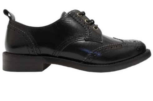 【TODAY'S 5528 ブラック】本革メダリオンウイングチップトラッドシューズ