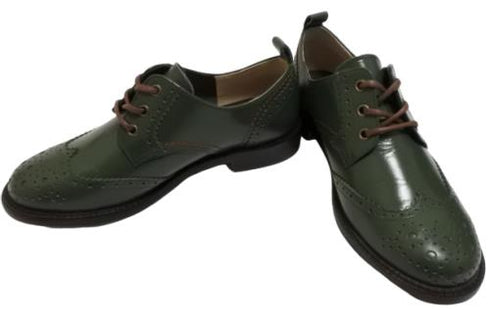 【TODAY'S 5528 ブルー】本革メダリオンウイングチップトラッドシューズ