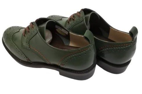 【TODAY'S 5528 ブルー】本革メダリオンウイングチップトラッドシューズ