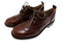 【TODAY'S 5528 チョコレート】本革メダリオンウイングチップトラッドシューズ