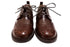 【TODAY'S 5528 チョコレート】本革メダリオンウイングチップトラッドシューズ