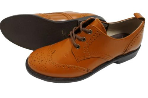 【TODAY'S 5528 マロンブラウン】本革メダリオンウイングチップトラッドシューズ