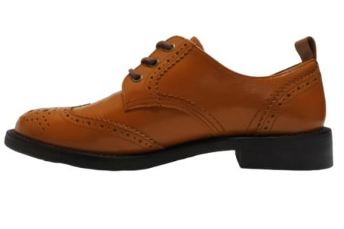 【TODAY'S 5528 マロンブラウン】本革メダリオンウイングチップトラッドシューズ