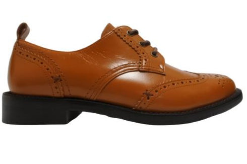 【TODAY'S 5528 マロンブラウン】本革メダリオンウイングチップトラッドシューズ