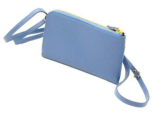 【豊岡鞄 足立 5902 スカイ】ALBAPIE L字マルチショルダーバッグ