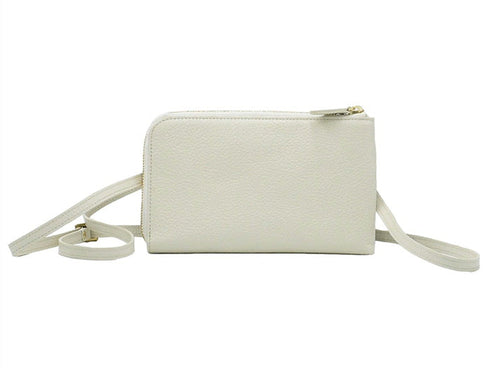 【豊岡鞄 足立 5902 ホワイト】ALBAPIE L字マルチショルダーバッグ