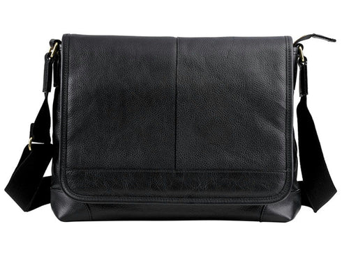 【豊岡鞄 木和田正昭商店 682936 ブラック】シンプルで機能性重視な革ショルダーバッグ