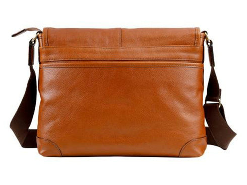 【豊岡鞄 木和田正昭商店 682936 ブラウン】シンプルで機能性重視な革ショルダーバッグ