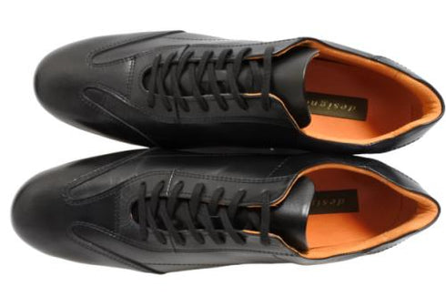 【KANEKA designo7001 ブラック】幅広4E 日本製本革タウンウォーキングシューズ