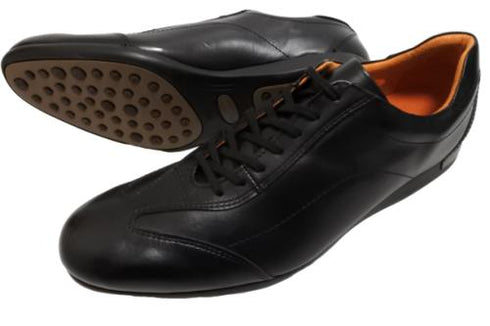 【KANEKA designo7001 ブラック】幅広4E 日本製本革タウンウォーキングシューズ