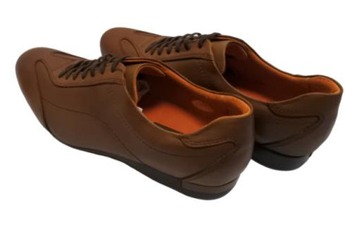 【KANEKA designo7001 ブラウン】幅広4E 日本製本革タウンウォーキングシューズ