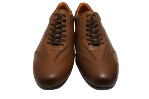 【KANEKA designo7001 ブラウン】幅広4E 日本製本革タウンウォーキングシューズ