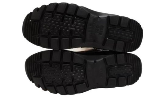 【TODAY's 7058 ブリック/グレー】幅広4EサイドジップV字カッティングショートブーツ