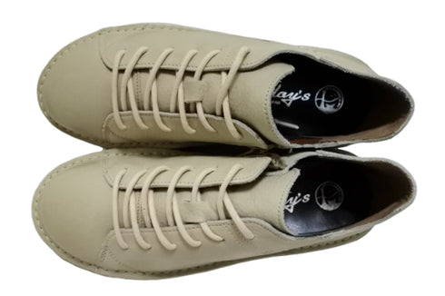 【TODAY'S 7091 アジュール】スムースレザーサイドジップスニーカー レディース