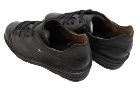 【TODAY'S 7091 ブラック】スムースレザーサイドジップスニーカー メンズ