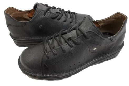 【TODAY'S 7091 ブラック】スムースレザーサイドジップスニーカー レディース