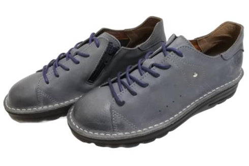 【TODAY'S 7091 フォレスト】スムースレザーサイドジップスニーカー メンズ