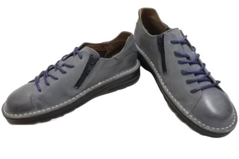 【TODAY'S 7091 フォレスト】スムースレザーサイドジップスニーカー レディース