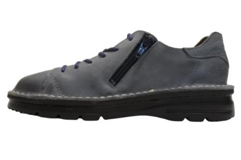 【TODAY'S 7091 フォレスト】スムースレザーサイドジップスニーカー レディース