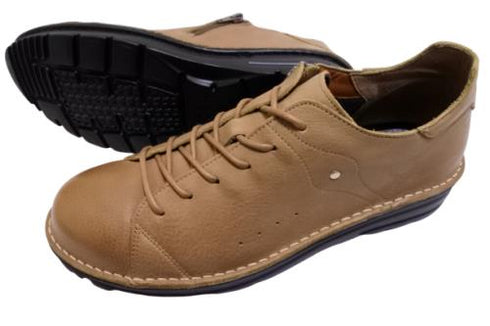 【TODAY'S 7091 サンドグレイ】スムースレザーサイドジップスニーカー メンズ