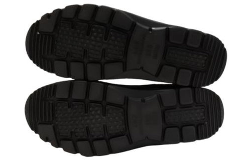 【TODAY's 7094 ブラック】幅広4E 軽量レザーサイドゴアスリッポン メンズ