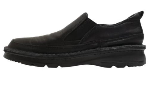 【TODAY's 7094 ブラック】幅広4E 軽量レザーサイドゴアスリッポン レディース