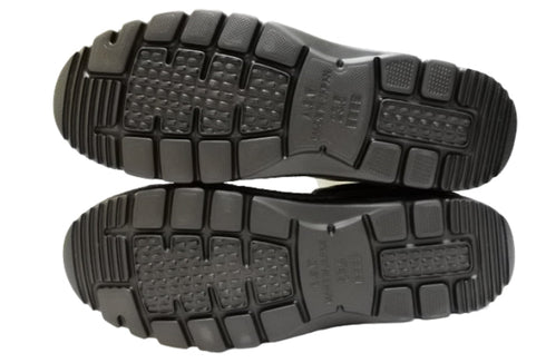 【TODAY's 7110 ブラック】ゴム紐撥水レザースニーカー メンズ