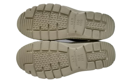 【TODAY's 7110 ターコイズ】ゴム紐撥水レザースニーカー メンズ