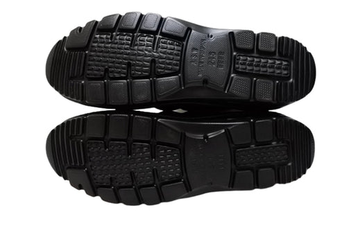 【TODAY's 7256 ブラック】アッパーゴム入りスリッポンシューズ