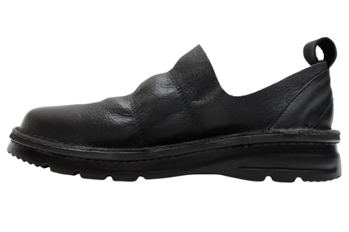 【TODAY's 7256 ブラック】アッパーゴム入りスリッポンシューズ