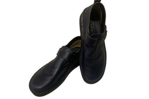 【インコルジェ8005 ネイビー】ベルト付カジュアルシューズ