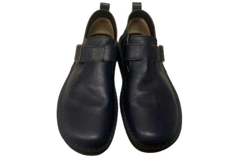 【インコルジェ8005 ネイビー】ベルト付カジュアルシューズ