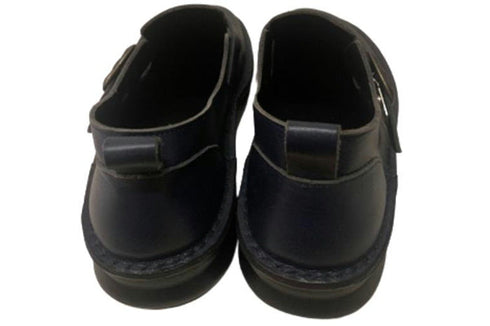 【インコルジェ8005 ネイビー】ベルト付カジュアルシューズ