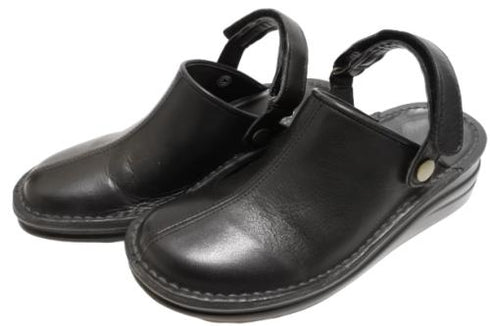 【インコルジェ8171 ブラック】本革2WAYスリッポンシューズ